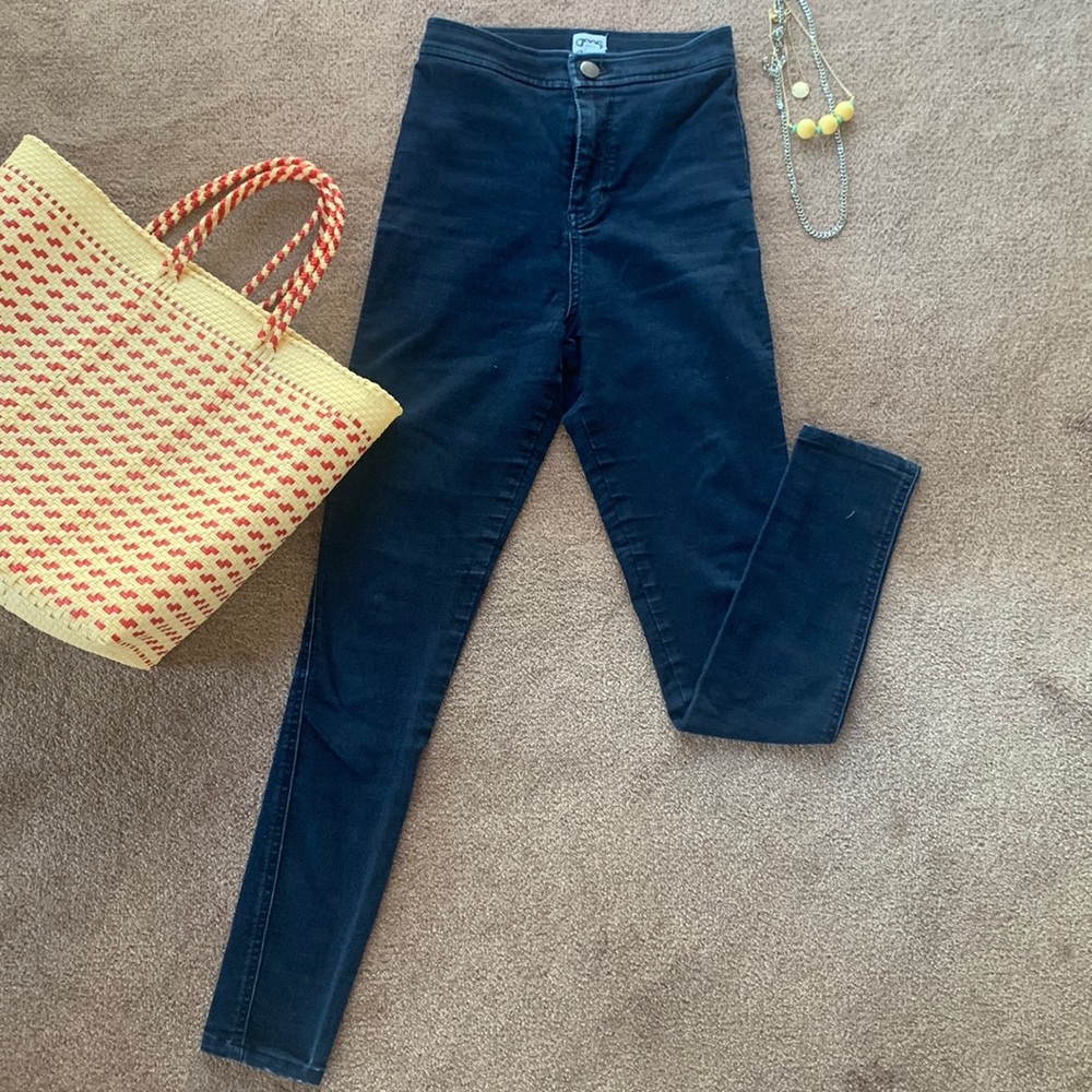 ASOS High Waist Super Stretch Denim Leggings
